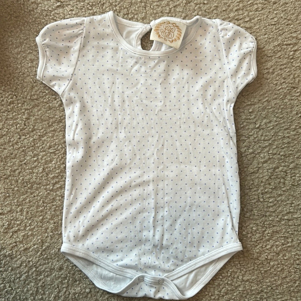 TBBC polka dot onesie